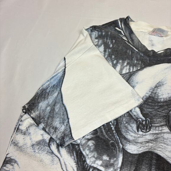 Vintage 1993 Jurassic Park AOP Movie Promo T Shirt Men's XL - Picture 6 of 10